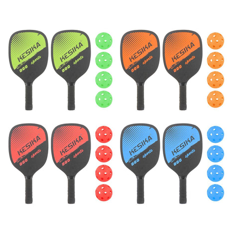 Pickleball Paddles with Carry Bag 4 Balls